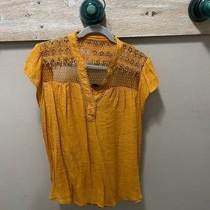 Perch by Blu Pepper mustard yellow top
